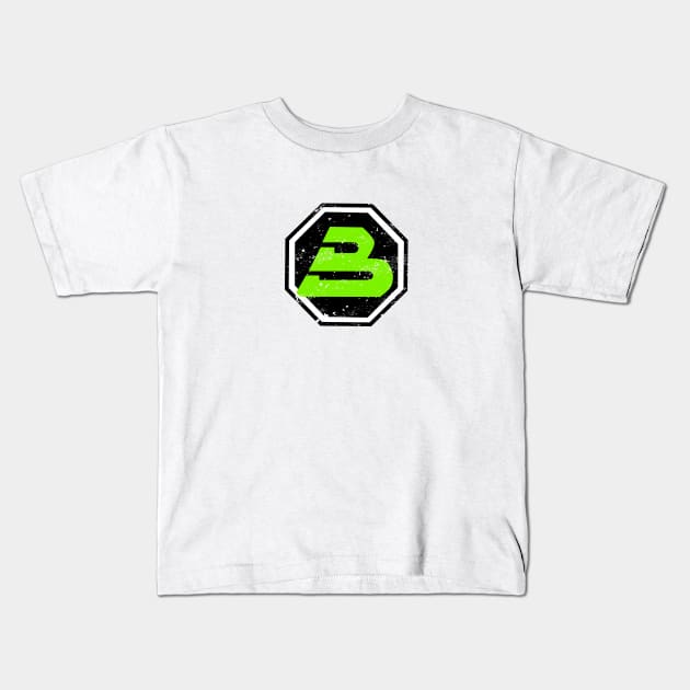 Retro Lego Style Blacktron Logo Kids T-Shirt by Neon-Light